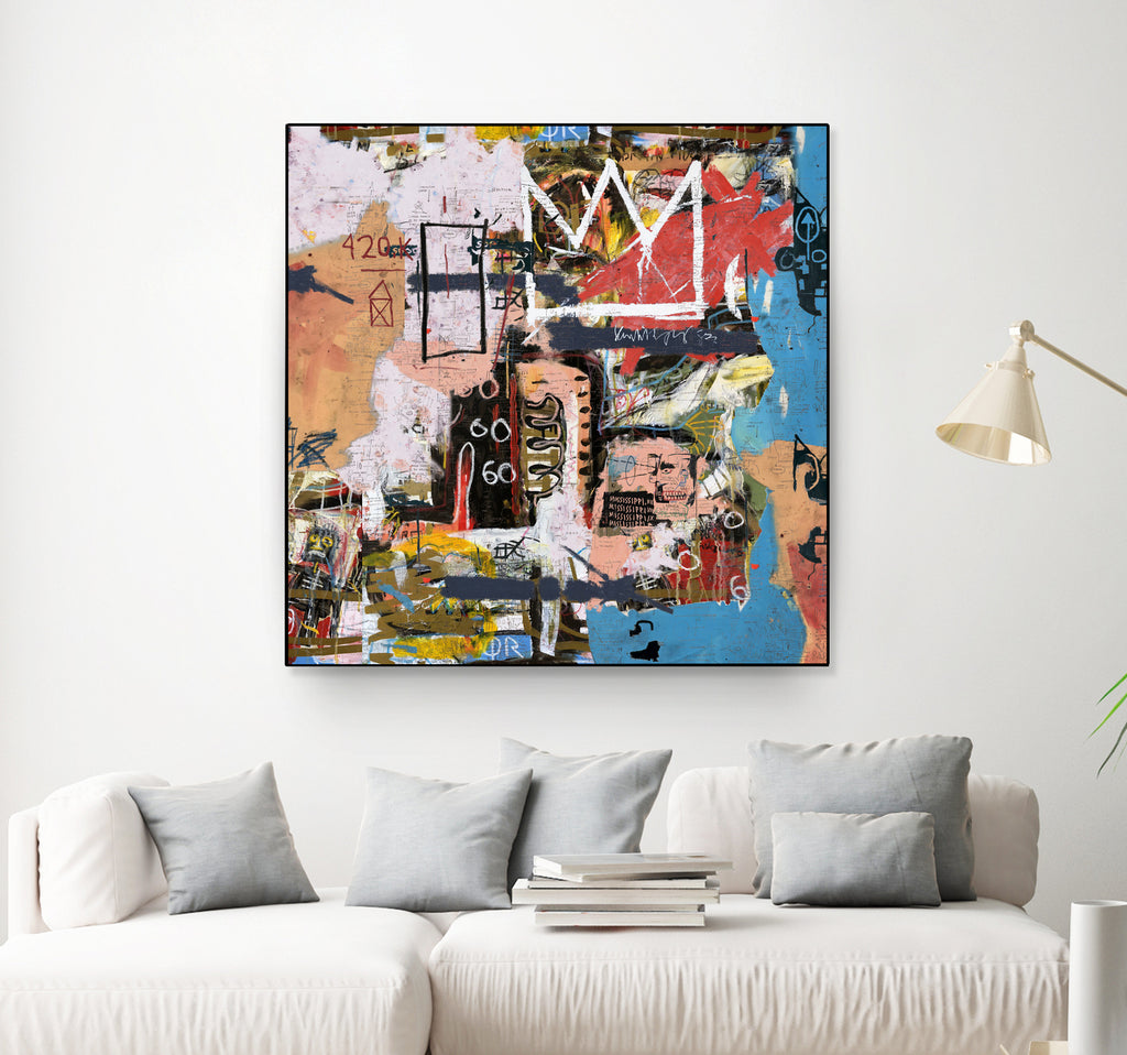 Mississipi by Pink Pank on GIANT ART - pink mixed media