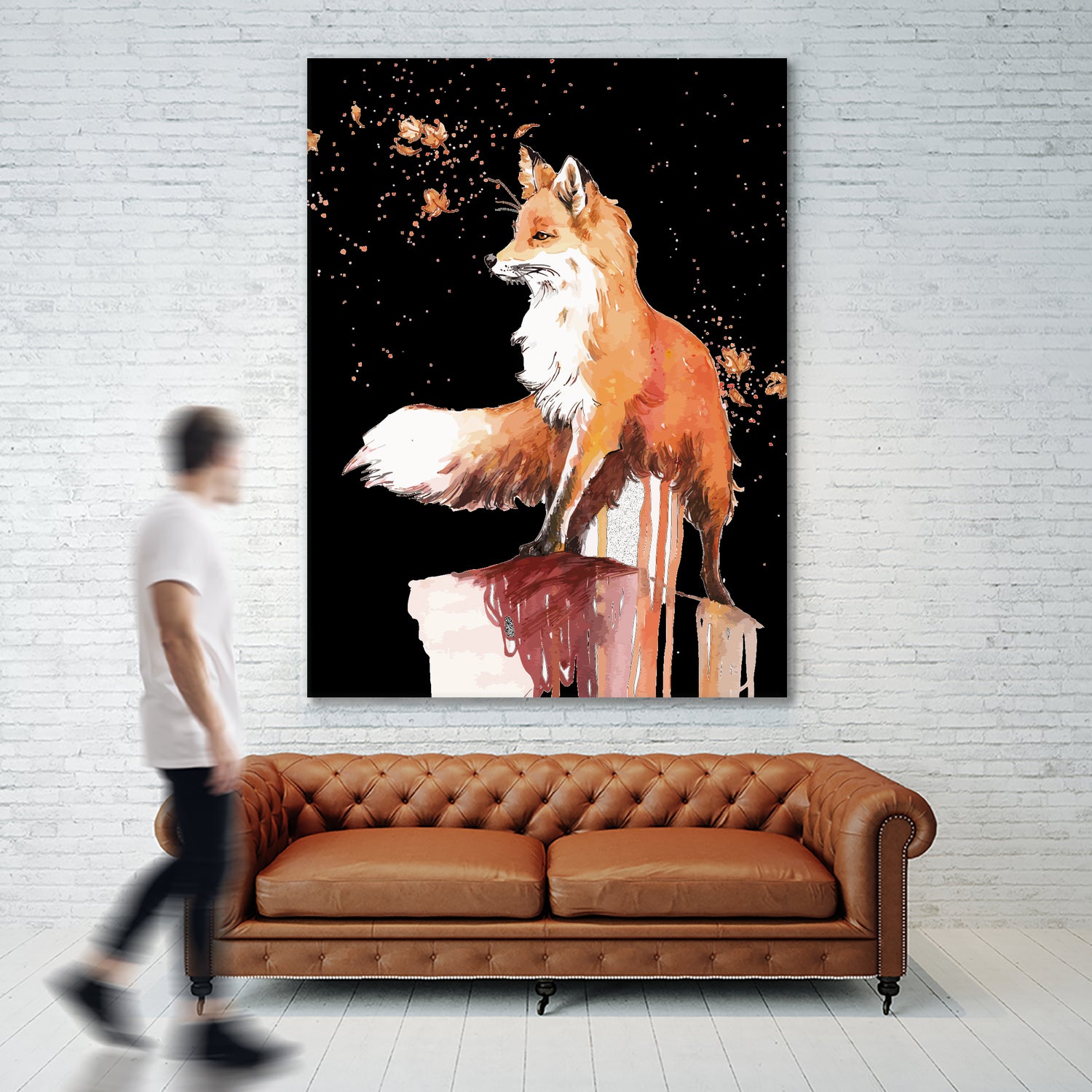 Fox by Sergio Marques on GIANT ART - brown digital painting