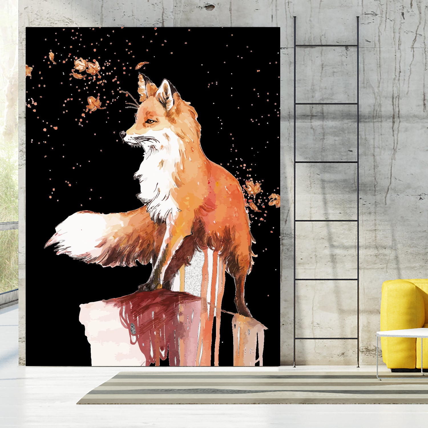 Fox by Sergio Marques on GIANT ART - brown digital painting