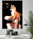 Fox by Sergio Marques on GIANT ART - brown digital painting