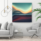 all is motion by Dirk Wüstenhagen on GIANT ART - blue digital painting