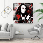 Ronnie James Dio by DARIA GRACHEVA on GIANT ART - black digital painting