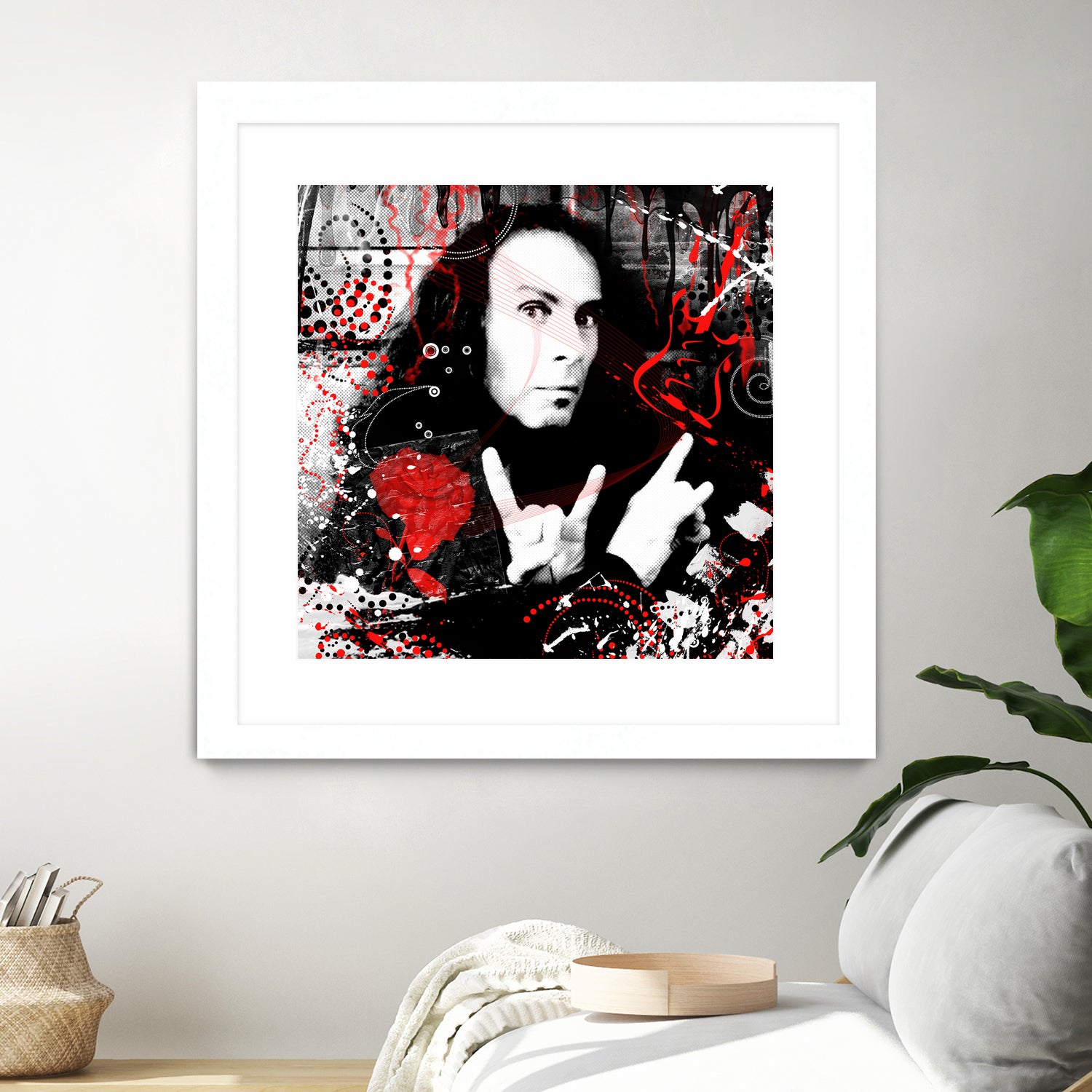 Ronnie James Dio by DARIA GRACHEVA on GIANT ART - black digital painting