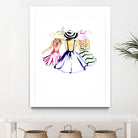 SISTERS by Tatiana Vlasko on GIANT ART - fuchsia digital painting