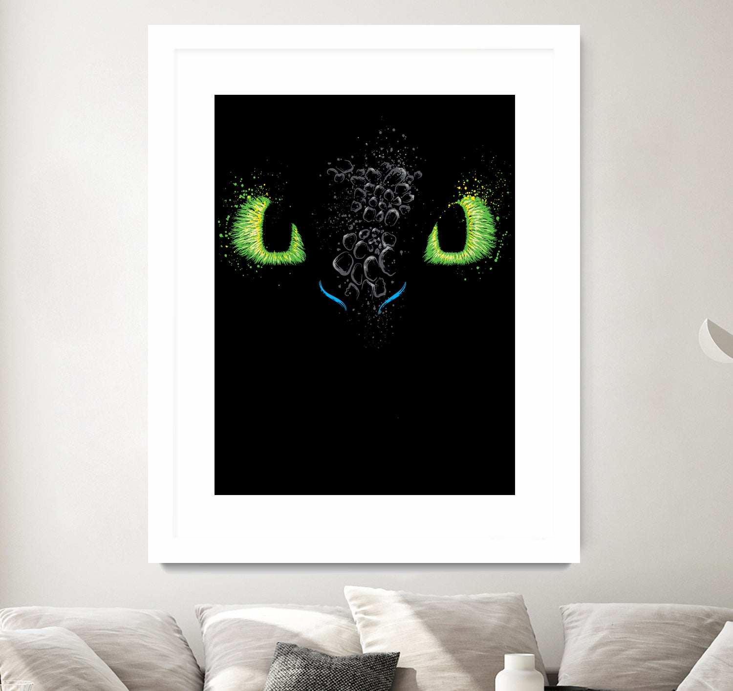 The eyes of the dragon by Antonio Camarena on GIANT ART - black digital painting