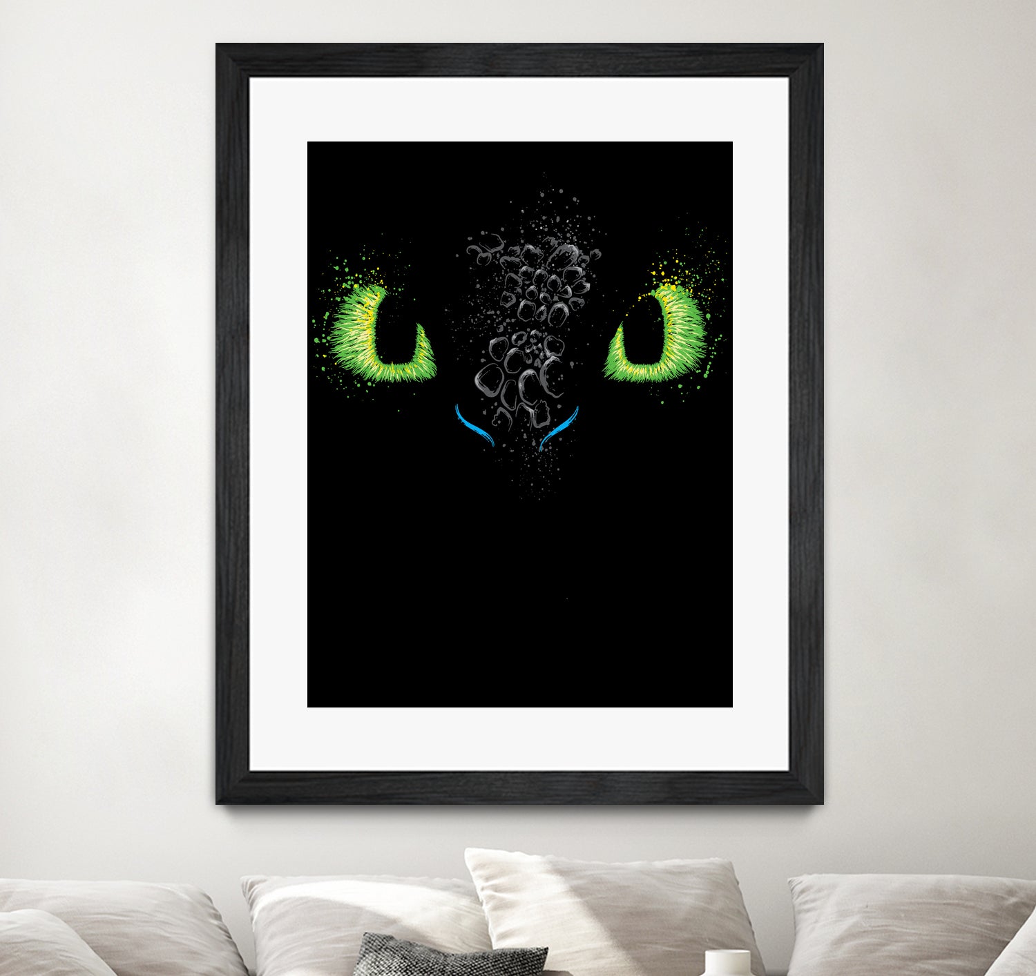 The eyes of the dragon by Antonio Camarena on GIANT ART - black digital painting