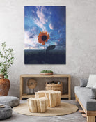 Positivity by Hussam Eissa on GIANT ART - blue digital drawing