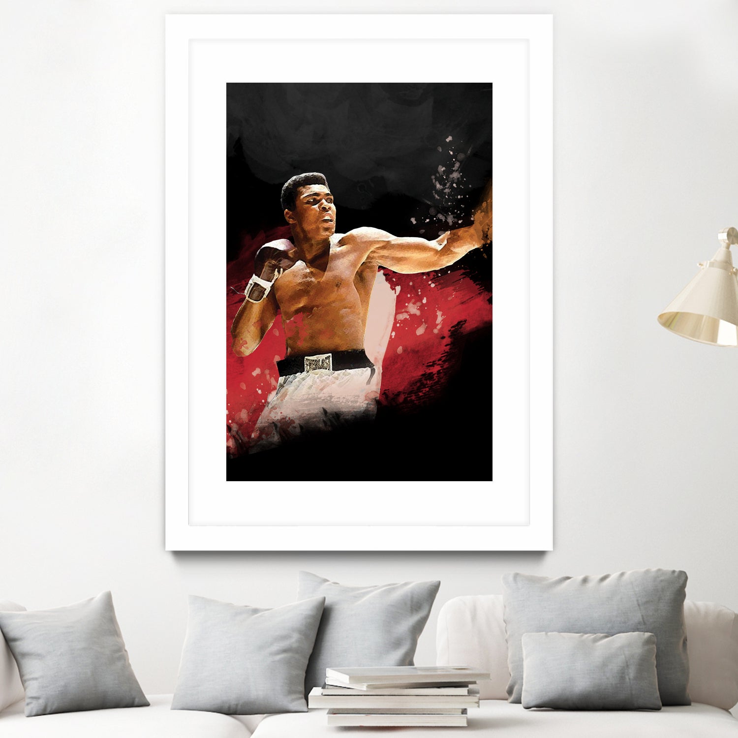 Muhammad Ali by Urvashi Suraiya on GIANT ART - red digital painting