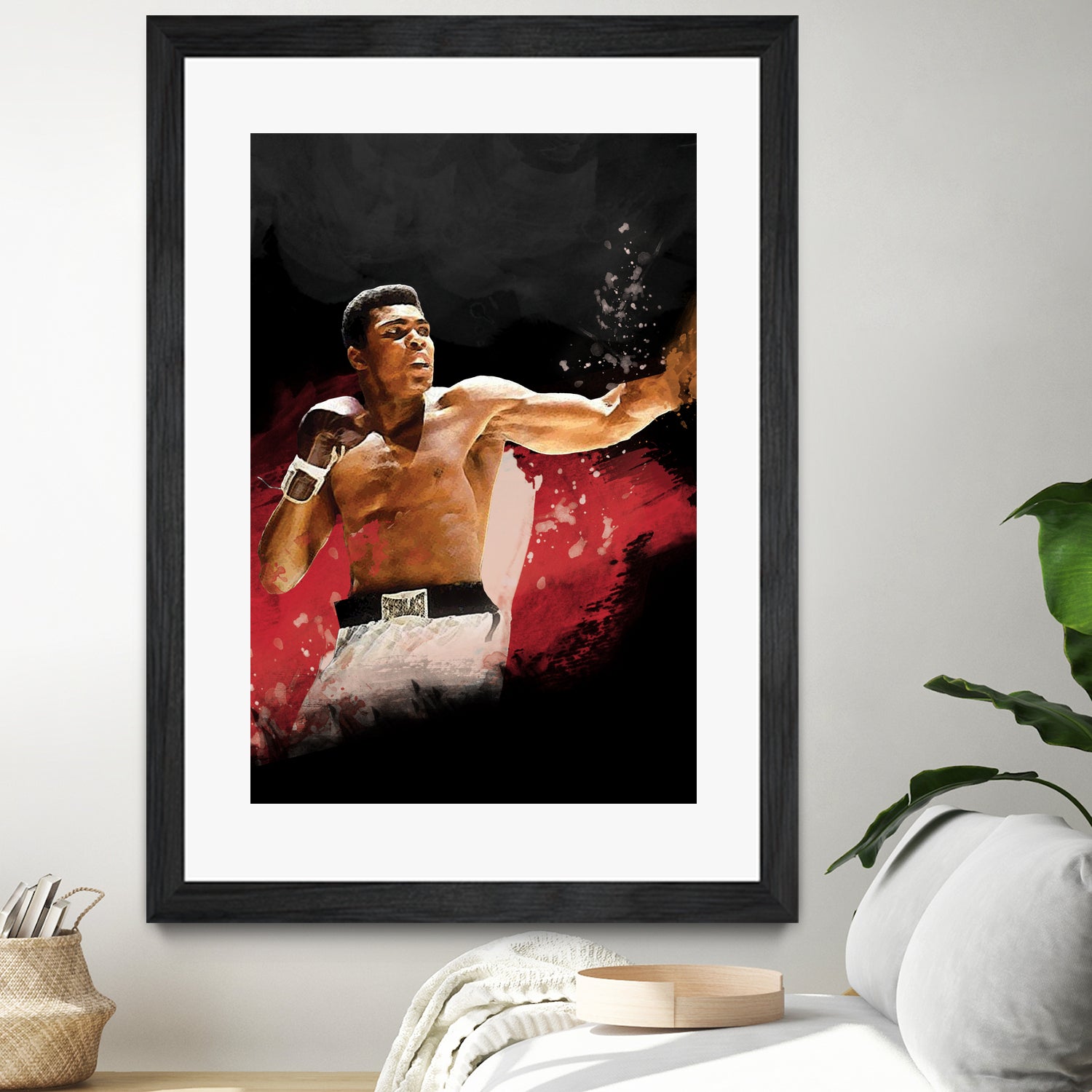 Muhammad Ali by Urvashi Suraiya on GIANT ART - red digital painting