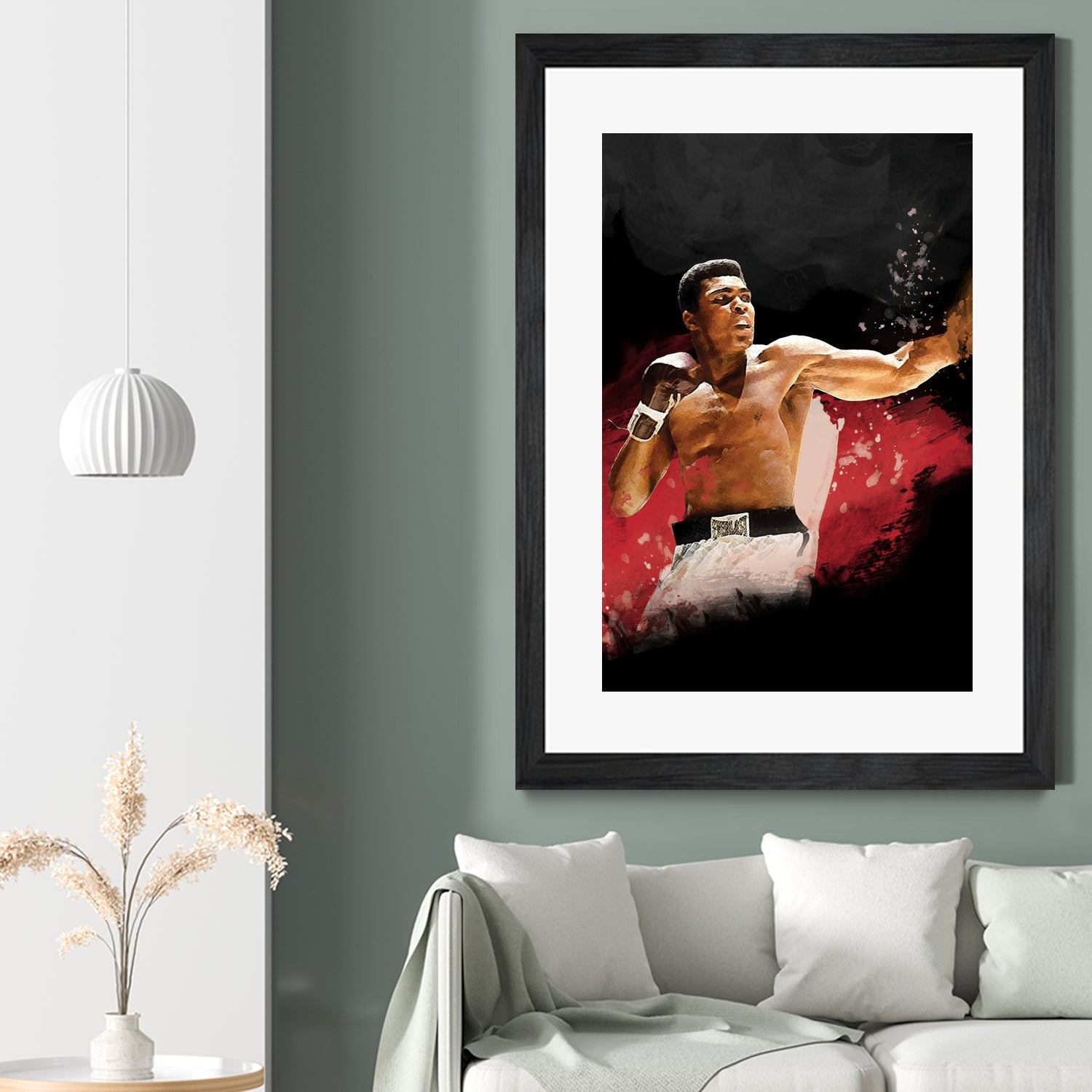 Muhammad Ali by Urvashi Suraiya on GIANT ART - red digital painting