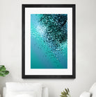 Aqua Blue OCEAN Glitter #1 #shiny #decor #art by Anita & Bella Jantz on GIANT ART - blue photo manipulation