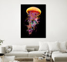 Jellyfish World by David Loblaw on GIANT ART - blue photo illustration