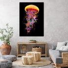 Jellyfish World by David Loblaw on GIANT ART - blue photo illustration