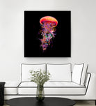 Jellyfish World by David Loblaw on GIANT ART - blue photo illustration