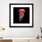 Jellyfish World by David Loblaw on GIANT ART - blue photo illustration