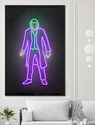 Joker neon by Octavian Mielu on GIANT ART