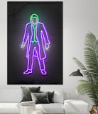 Joker neon by Octavian Mielu on GIANT ART