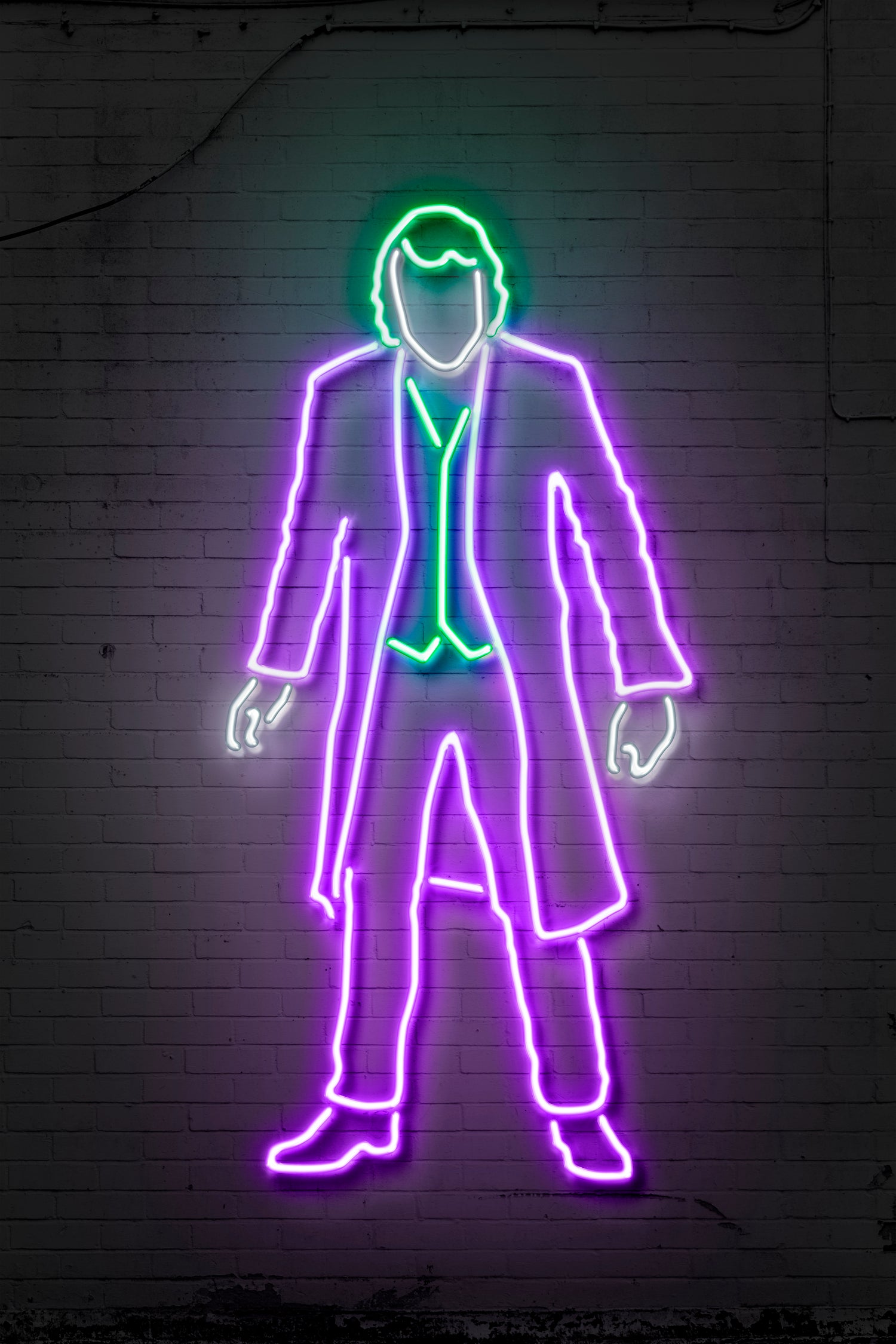 Joker neon by Octavian Mielu on GIANT ART