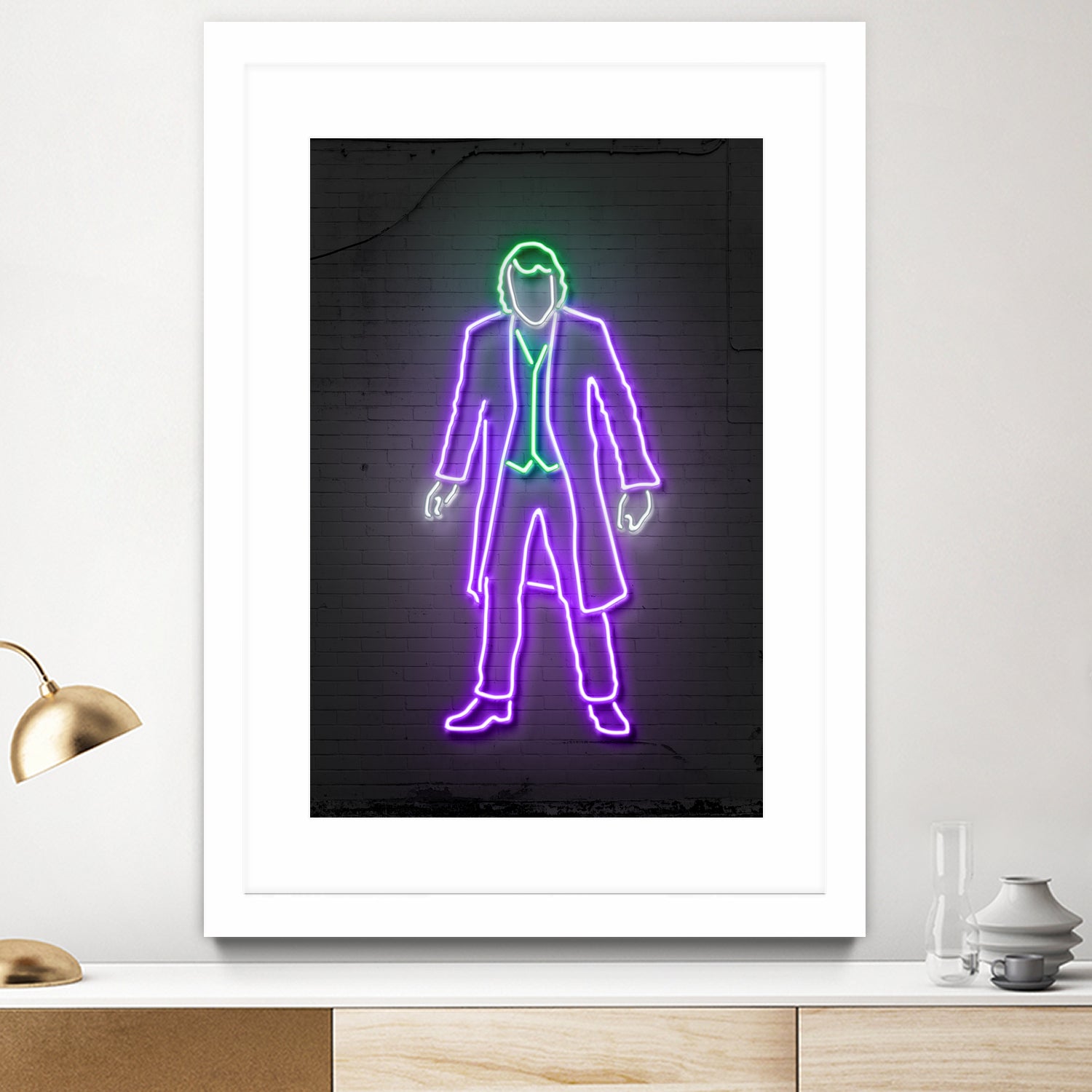 Joker neon by Octavian Mielu on GIANT ART