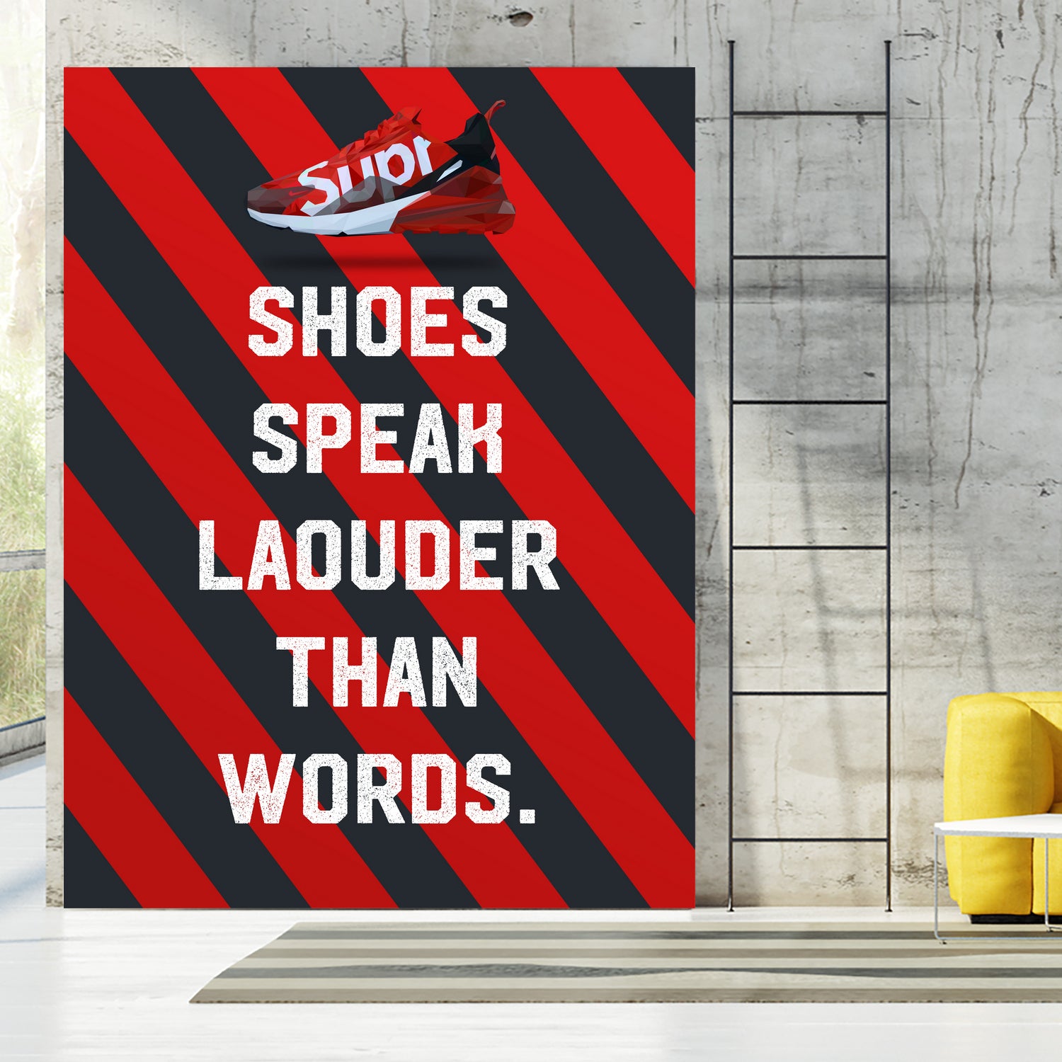 sneaker quotes MOTIVATION  by Artnesia on GIANT ART