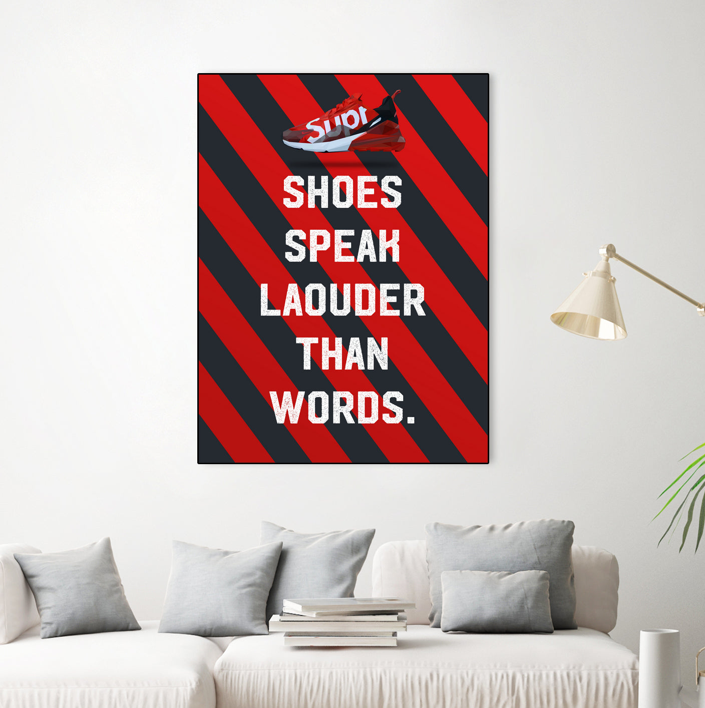 sneaker quotes MOTIVATION  by Artnesia on GIANT ART