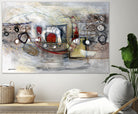 Passer au travers by Sylvie Cloutier on GIANT ART - beige abstract