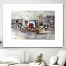 Passer au travers by Sylvie Cloutier on GIANT ART - beige abstract