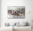 Passer au travers by Sylvie Cloutier on GIANT ART - beige abstract