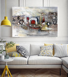 Passer au travers by Sylvie Cloutier on GIANT ART - beige abstract