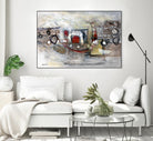 Passer au travers by Sylvie Cloutier on GIANT ART - beige abstract