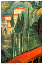 Landscape Southern France by Amedeo Modigliani on GIANT ART - green master