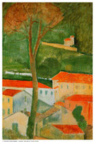 Landscape by Amedeo Modigliani on GIANT ART - green master