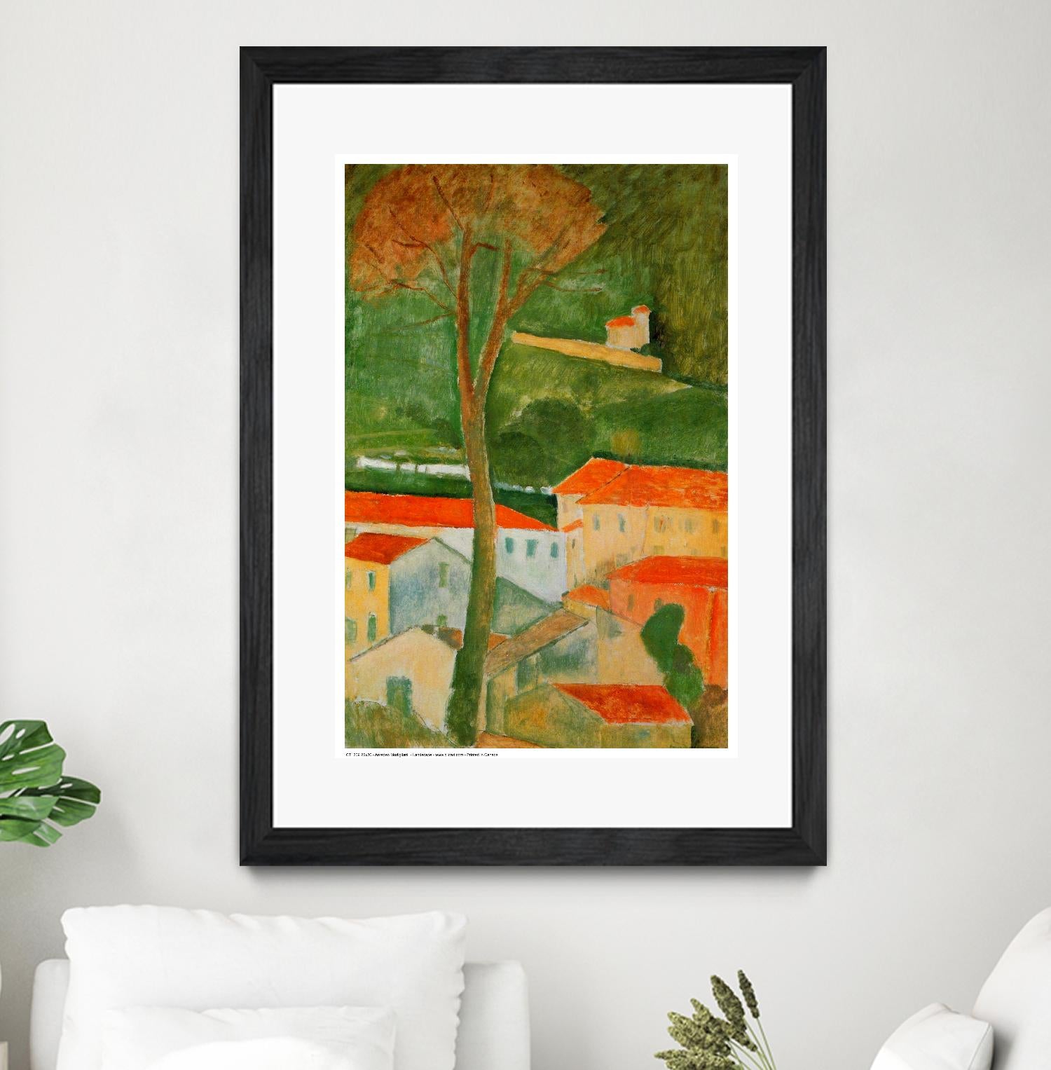 Landscape - Art Print by Amedeo Modigliani | GIANT ART