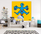 Butterfly Totem by Yaro on GIANT ART - blue art for kids