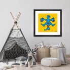 Butterfly Totem by Yaro on GIANT ART - blue art for kids