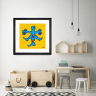 Butterfly Totem by Yaro on GIANT ART - blue art for kids