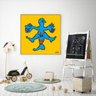 Butterfly Totem by Yaro on GIANT ART - blue art for kids