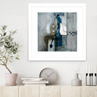 La fonte by Sylvie Cloutier on GIANT ART - blue abstract