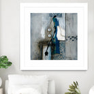 La fonte by Sylvie Cloutier on GIANT ART - blue abstract