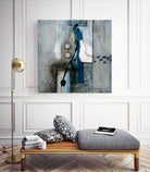La fonte by Sylvie Cloutier on GIANT ART - blue abstract