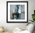 La fonte by Sylvie Cloutier on GIANT ART - blue abstract
