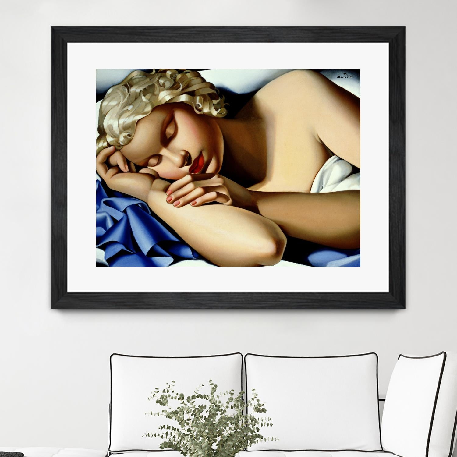 The Sleeping Girl I - Art Print by Tamara de Lempicka | GIANT ART