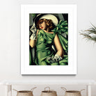 Young Lady with Gloves by Tamara de Lempicka on GIANT ART - beige master