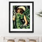 Young Lady with Gloves by Tamara de Lempicka on GIANT ART - beige master