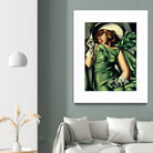 Young Lady with Gloves by Tamara de Lempicka on GIANT ART - beige master