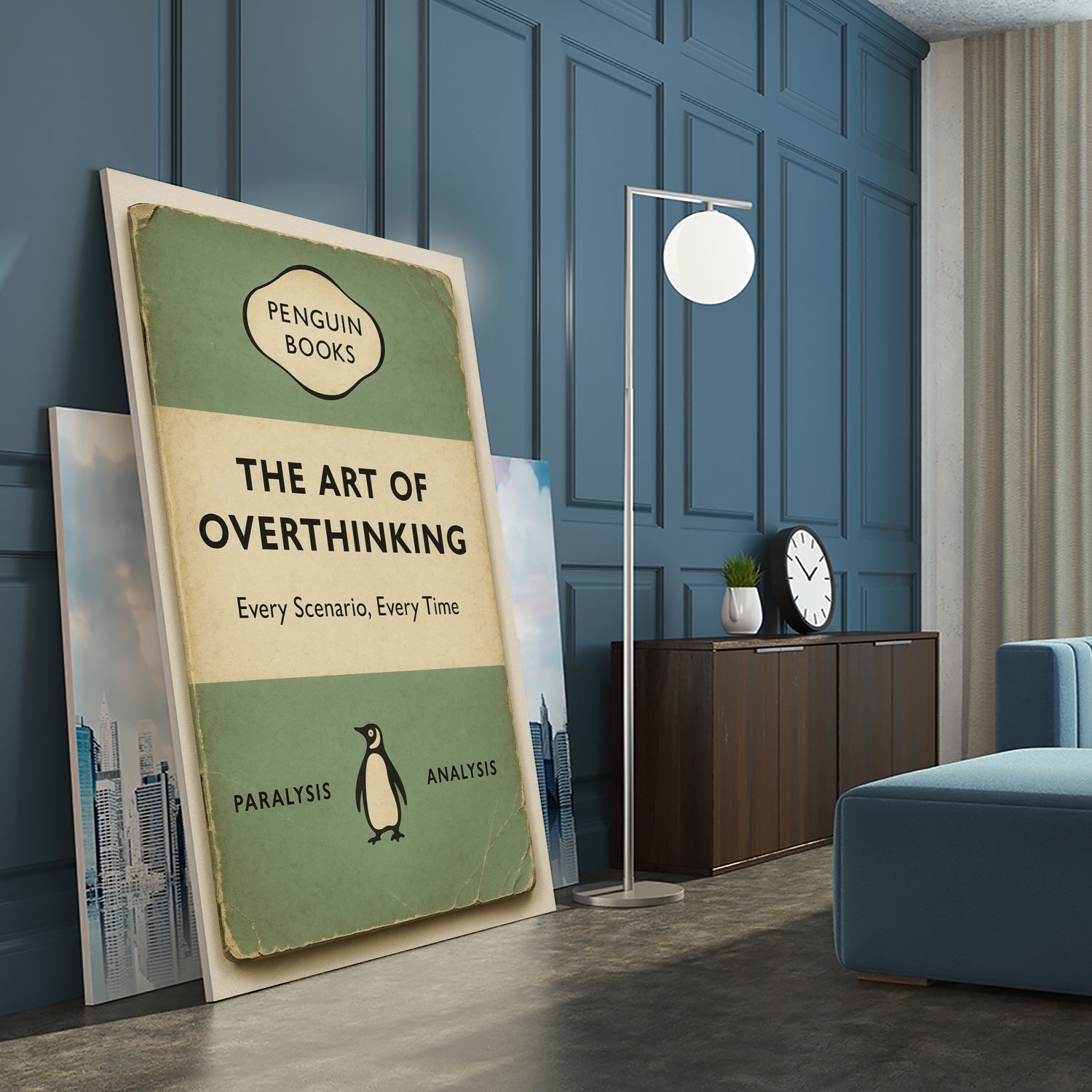 The Art of Overthinking by M Studio on GIANT ART - green positive vibes motivation