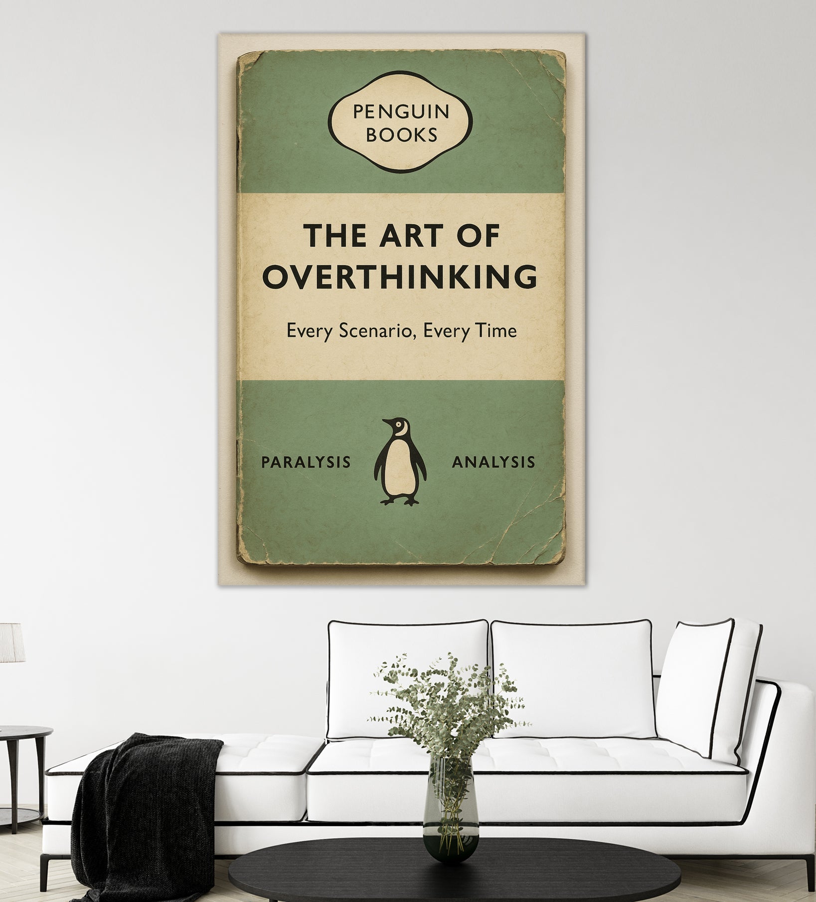 The Art of Overthinking by M Studio on GIANT ART - green positive vibes motivation