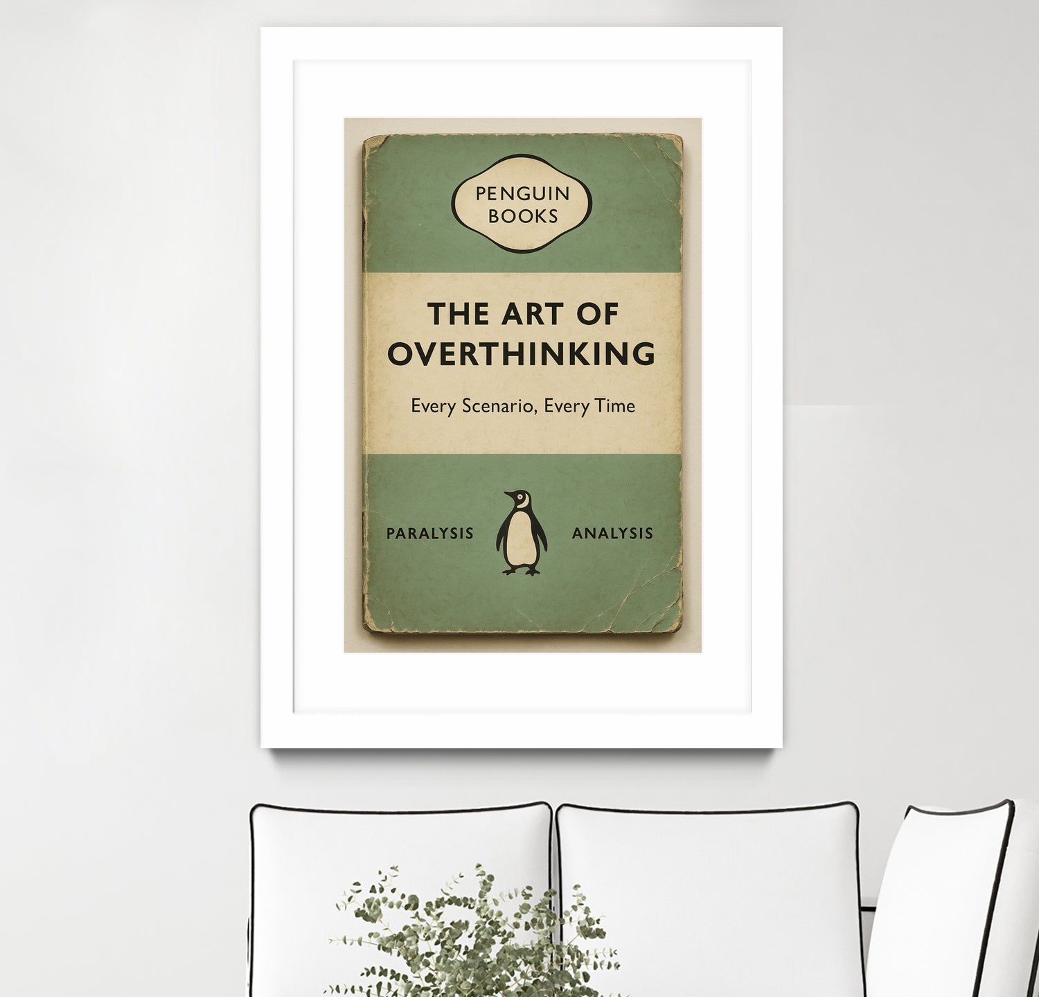 The Art of Overthinking by M Studio on GIANT ART - green positive vibes motivation