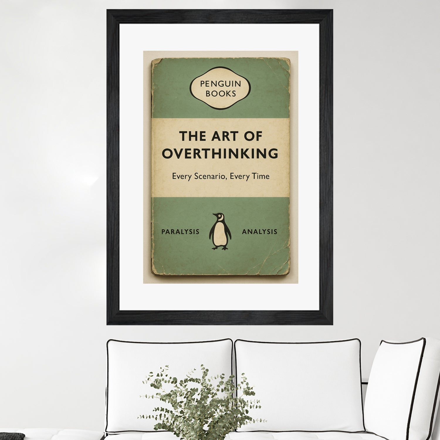 The Art of Overthinking by M Studio on GIANT ART - green positive vibes motivation