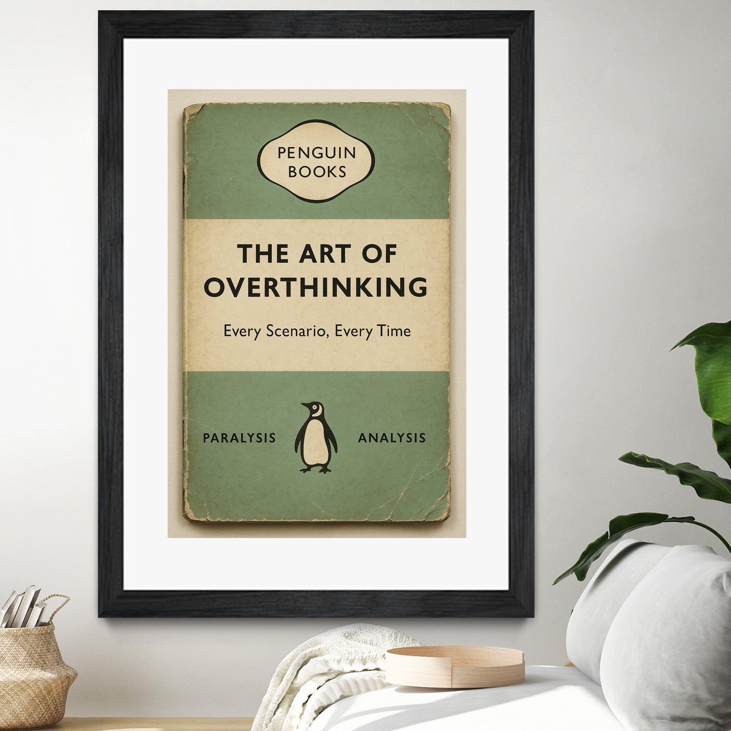 The Art of Overthinking by M Studio on GIANT ART - green positive vibes motivation